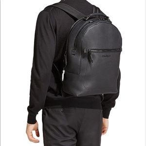 Salvatore Ferragamo Leather Firenze Backpack